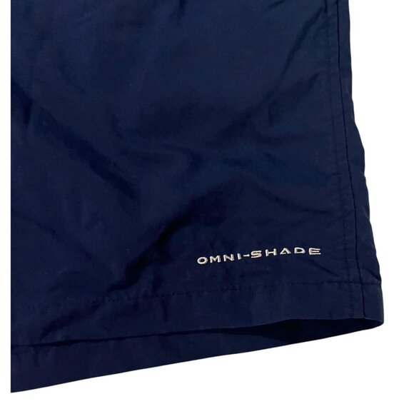 Columbia Mens Navy Blue Omni-Shade Quick-Dry Cargo Shorts - Size M - Picture 4 of 11